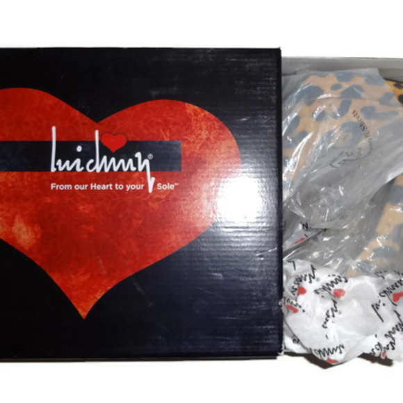 NWB Luichiny Leopard Platform Stiletto Pump Heel 8 - Picture 7 of 8